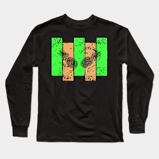 Retro Pineapple Long Sleeve T-Shirt